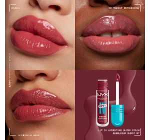 NYX Professional Makeup Lip IV Hydrating Gloss Serum Lip Gloss 07 Bubblegum Burst 5 ml