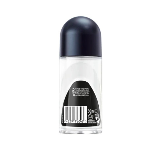 NIVEA MEN Black&White; Invisible Ultimate Impact Antitranspirant-Roller für Männer 50 ml