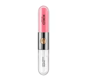 KIKO Milano Unlimited Double Touch Zweiteiliger Flüssiglippenstift 111 Satin Pink Camellia 2x3ml