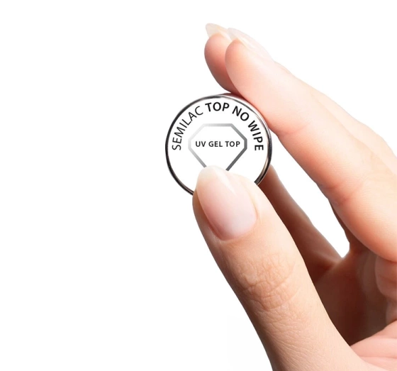 Semilac Top No Wipe Top Coat für UV-Hybridlacke 11 ml