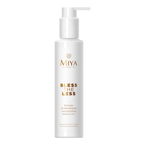 Miya Cosmetics Bless The Less 2-in-1-Emulsion zum Abschminken und Reinigen des Gesichts, 150 ml