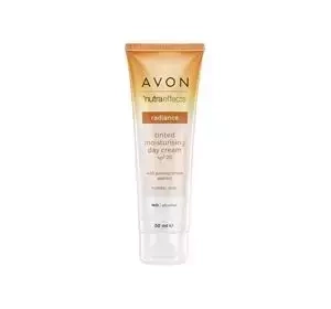 AVON NUTRA EFFECTS RADIANCE FEUCHTIGKEITSSPENDENDE GETÖNTE TAGESCREME SPF 20 50ML