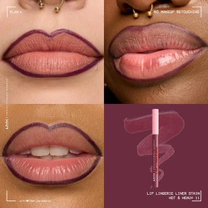 NYX Professional Makeup Lip Lingerie Wasserfester Lippenkonturenstift mit Tint 11 Hot & Heavy 1 ml