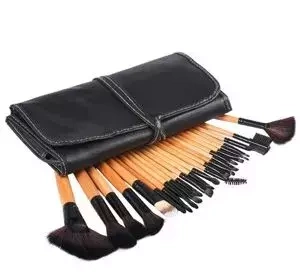 PROFESSIONELLE MAKE-UP-PINSEL 24 STÜCK + ETUI SET