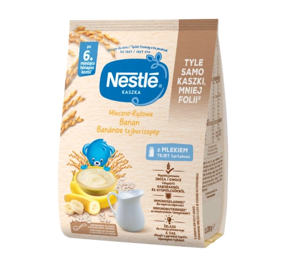 Kliknij na zdjęcie, aby je powiększyć Nestle Milch-Reisbrei ab 6 Monaten Banane 230g