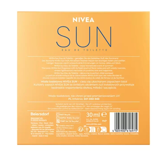 NIVEA SUN EDT SPRAY 30ML