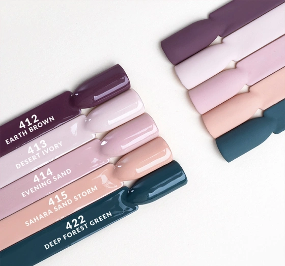 Kliknij na zdjęcie, aby je powiększyć SEMILAC INTO HER TENDERNESS HYBRIDLACK 412 EARTH BROWN 7ML