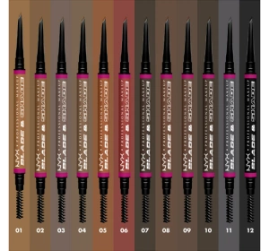 NYX Professional Makeup Blade & Shade Automatischer Augenbrauenstift 01 Ash Blonde 0,06 g