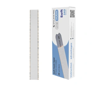 Staleks Pro Wechselbare weiße Feilen auf weicher Basis Soft Expert 20 240 grit 25 Stück