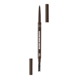 Wibo Feather Brow Creator Augenbrauenstift mit Bürstchen, Dark Brown, 0,1 g