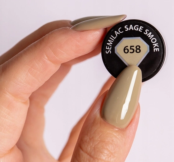 Semilac Wellbeing Hybridlack 658 Sage Smoke 7ml
