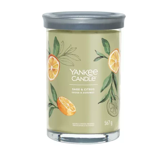 YANKEE CANDLE SIGNATURE DUFTKERZE TUMBLER SAGE & CITRUS 567G