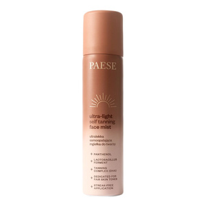 Paese Ultraleichtes Selbstbräunendes Gesichtsspray mit Panthenol 75 ml