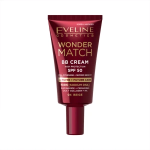 Eveline Cosmetics Wonder Match deckende BB-Creme mit LSF 50 04 Beige 30 ml