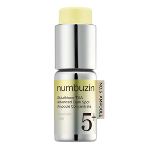 Numbuzin No.5+ Glutathione TXA Advanced Dark Spot Ampoule Concentrate – aufhellendes Serumkonzentrat, das Pigmentflecken sichtbar aufhellt, 10,7 g