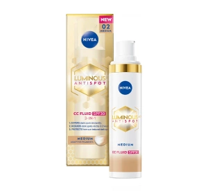 NIVEA LUMINOUS630 ANTISPOT CC CREME GEGEN VERFÄRBUNGEN 02 MEDIUM 40ML