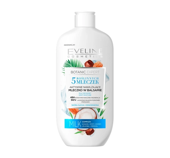 EVELINE BOTANIC EXPERT 5 PFLANZENMILCH KÖRPERBALSAM 350ML