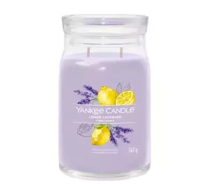 YANKEE CANDLE SIGNATURE DUFTKERZE LEMON LAVENDER 567G