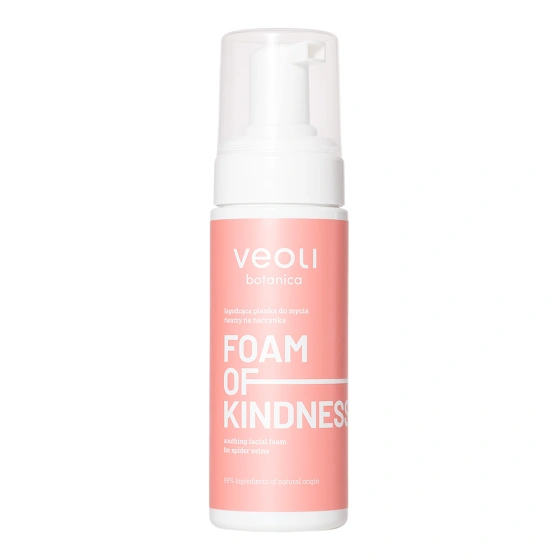 Kliknij na zdjęcie, aby je powiększyć Veoli Botanica Foam Of Kindness Beruhigender Gesichtsreinigungsschaum für Couperose-Haut 150 ml