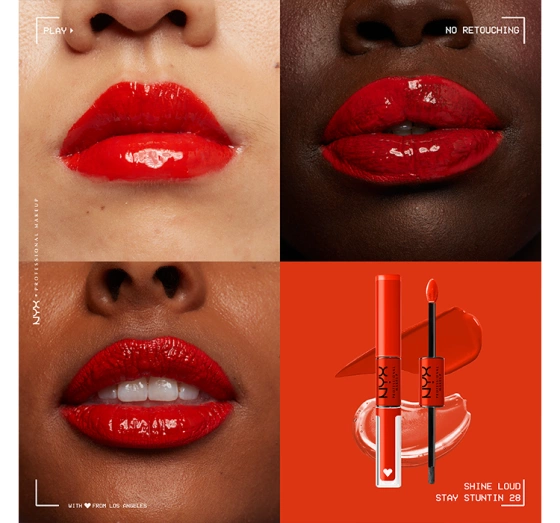 NYX Professional Makeup Shine Loud Flüssiger Lippenstift 28 Stay Stunin 6,8 ml