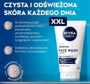 NIVEA MEN Sensitive Face Wash Gesichtsreinigungs-Gel 150 ml