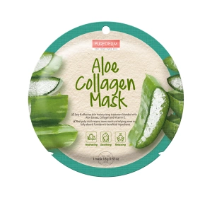 Purederm Kollagen-Gesichtsmaske mit Aloe Vera
