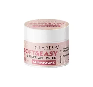 Claresa Soft & Easy Aufbau-Gel Champagne 12 g