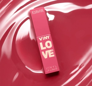Eveline Cosmetics Vinylove Langanhaltender Flüssiglippenstift mit Vinyl-Finish 05 Rosy 4 ml