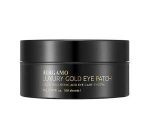 Bergamo 24K Luxury Gold Hydrogel-Augenpads, 60 Stück