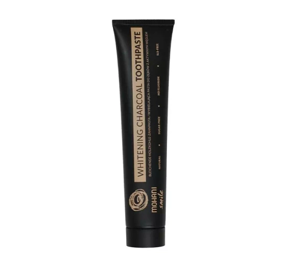 MOHANI SMILE AUFHELLENDE ZAHNPASTA MIT AKTIVKOHLE 75ML