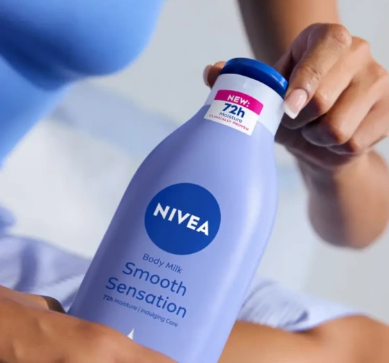 NIVEA Smooth Sensation Glättende Körpermilch für trockene Haut 400 ml