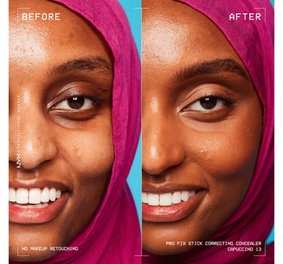 Kliknij na zdjęcie, aby je powiększyć NYX Professional Makeup Pro Fix Stick Concealer-Stick für das Gesicht 13 Cappuccino 1,6 g
