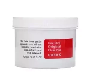 COSRX ONE STEP ORIGINAL CLEAR PAD PEELING-REINIGUNGSPADS 70 STÜCK