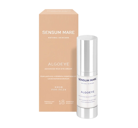 Kliknij na zdjęcie, aby je powiększyć SENSUM MARE ALGOEYE ADVANCED AND RICH EYE CREAM ANTI-FALTEN-AUGENCREME 15ML