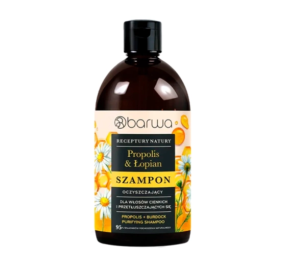 Barwa Naturalna Receptury Natury Reinigendes Shampoo für feines und fettiges Haar 380 ml