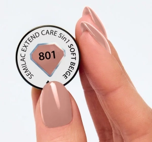 SEMILAC EXTEND CARE 5IN1 HYBRIDLACK BASIS TOP 801 SOFT BEIGE 7ML