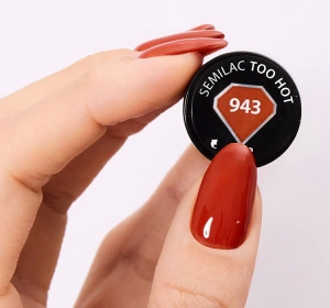 Semilac TrendyLicious Hybrid-Nagellack 943 Too Hot 7 ml
