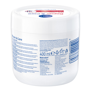 NIVEA REPAIR & CARE FEUCHTIGKEITSSPENDEND-REGENERIERENDE CREME FÜR GESICHT KÖRPER HÄNDE 400ML