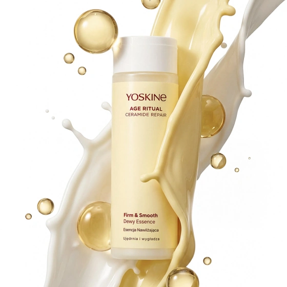 Kliknij na zdjęcie, aby je powiększyć Yoskine Age Ritual Ceramide Repair Firm & Smooth Feuchtigkeitsspendende Essenz 200 ml