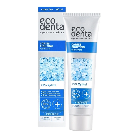 Ecodenta Caries Fighting Zahnpasta mit Xylitol 100 ml