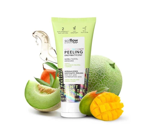 So!Flow Enzymatisches Gesichtspeeling für fettige und Mischhaut 75ml