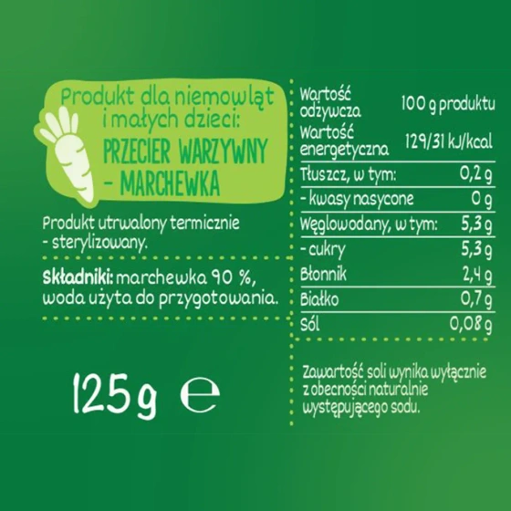 BoboVita Babynahrung im Gläschen ab dem 4. Monat: Karotten 125 g