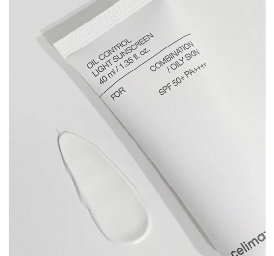 Celimax Oil Control Leichte Sonnenschutzcreme für fettige und Mischhaut SPF50+ PA++++ 40 ml