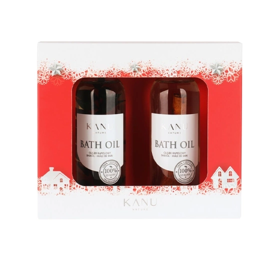 Kliknij na zdjęcie, aby je powiększyć Kanu Nature Merry Christmas Badeöl Set 2x100ml
