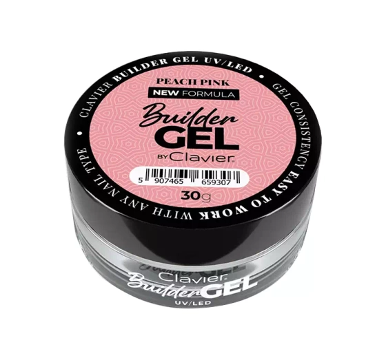 CLAVIER AUFBAUGEL UV/LED PEACH 30G