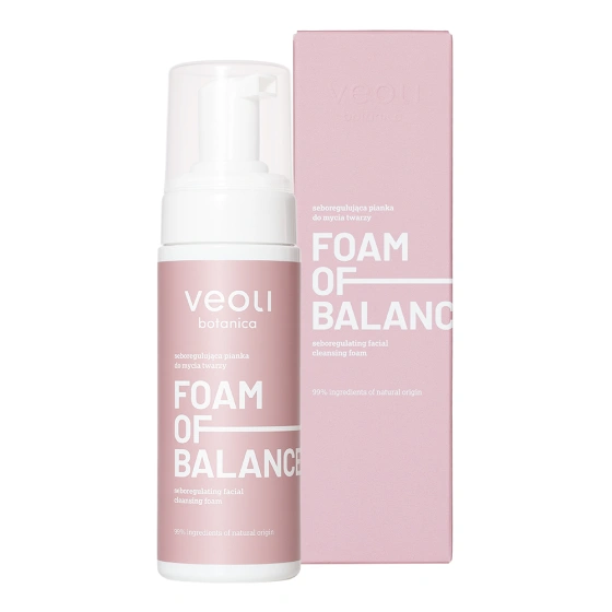 Veoli Botanica Foam Of Balance Seboregulierender Gesichtsreinigungsschaum 150 ml