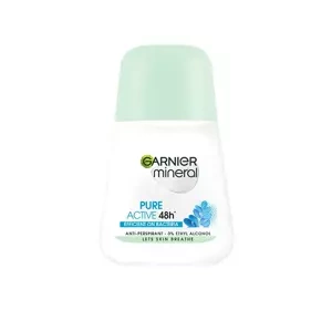 GARNIER MINERAL PURE ACTIVE 48H ANTITRANSPIRANT ROLL-ON 50ML