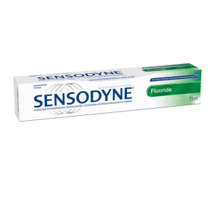 Sensodyne Fluoride Zahnpasta mit Fluorid zum Schutz vor Karies, 75 ml