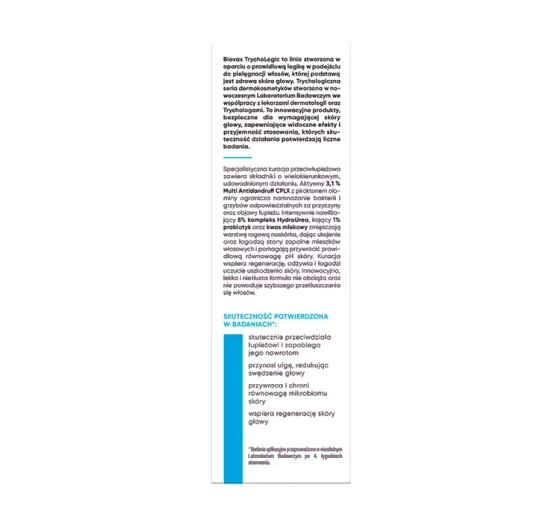 Biovax Trychologic Schuppen Kopfhautserum 50 ml