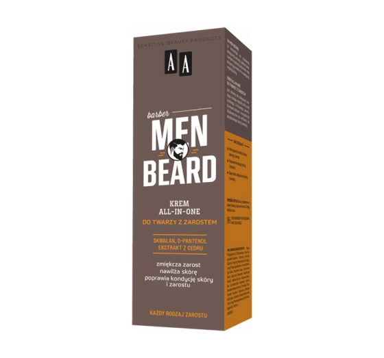 Kliknij na zdjęcie, aby je powiększyć AA Men Beard All-in-one-Creme für Gesicht mit Bart 50 ml